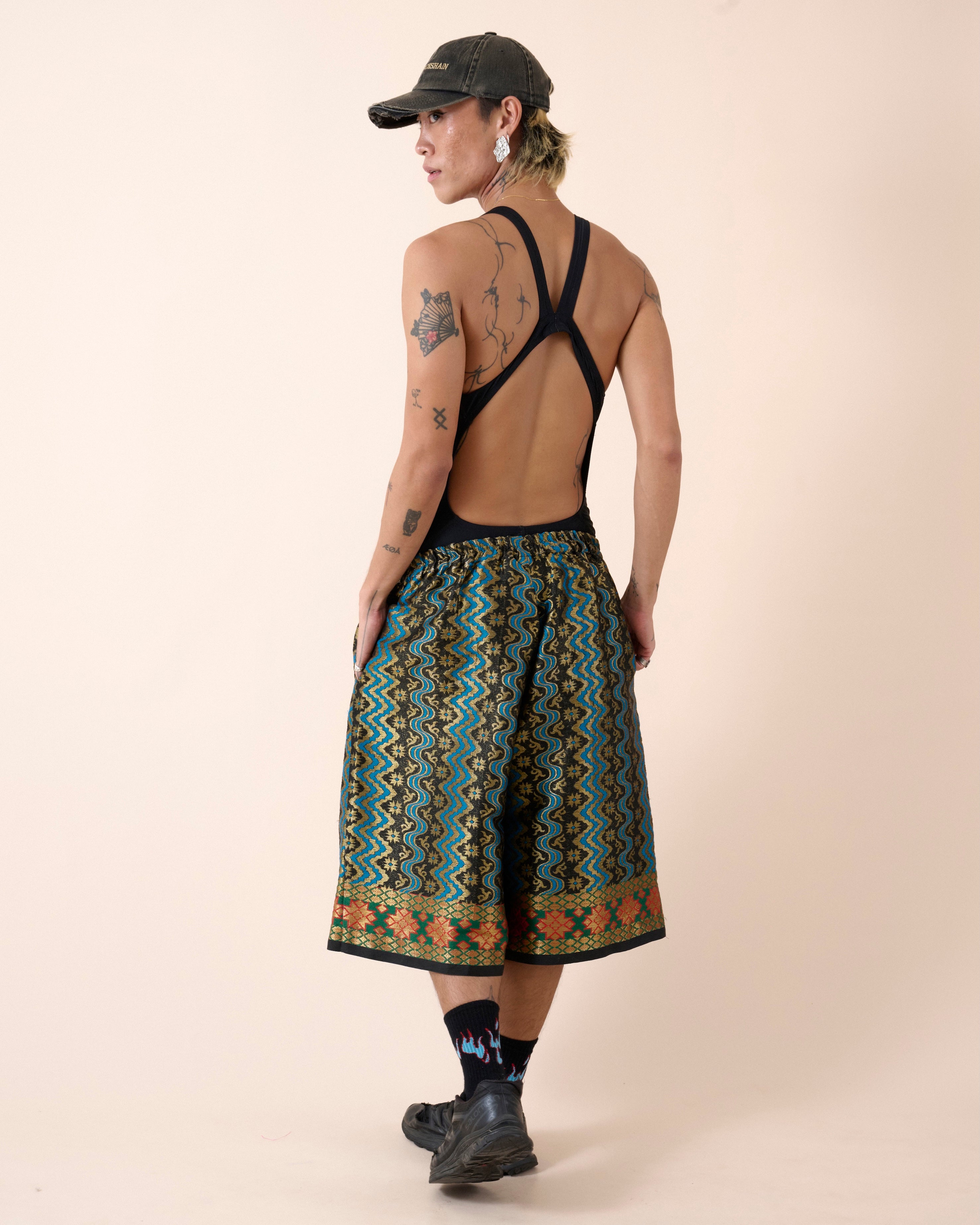 HITAM JACQUARD PANTS