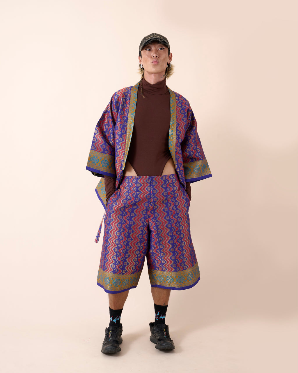 BIRU JACQUARD JACKET