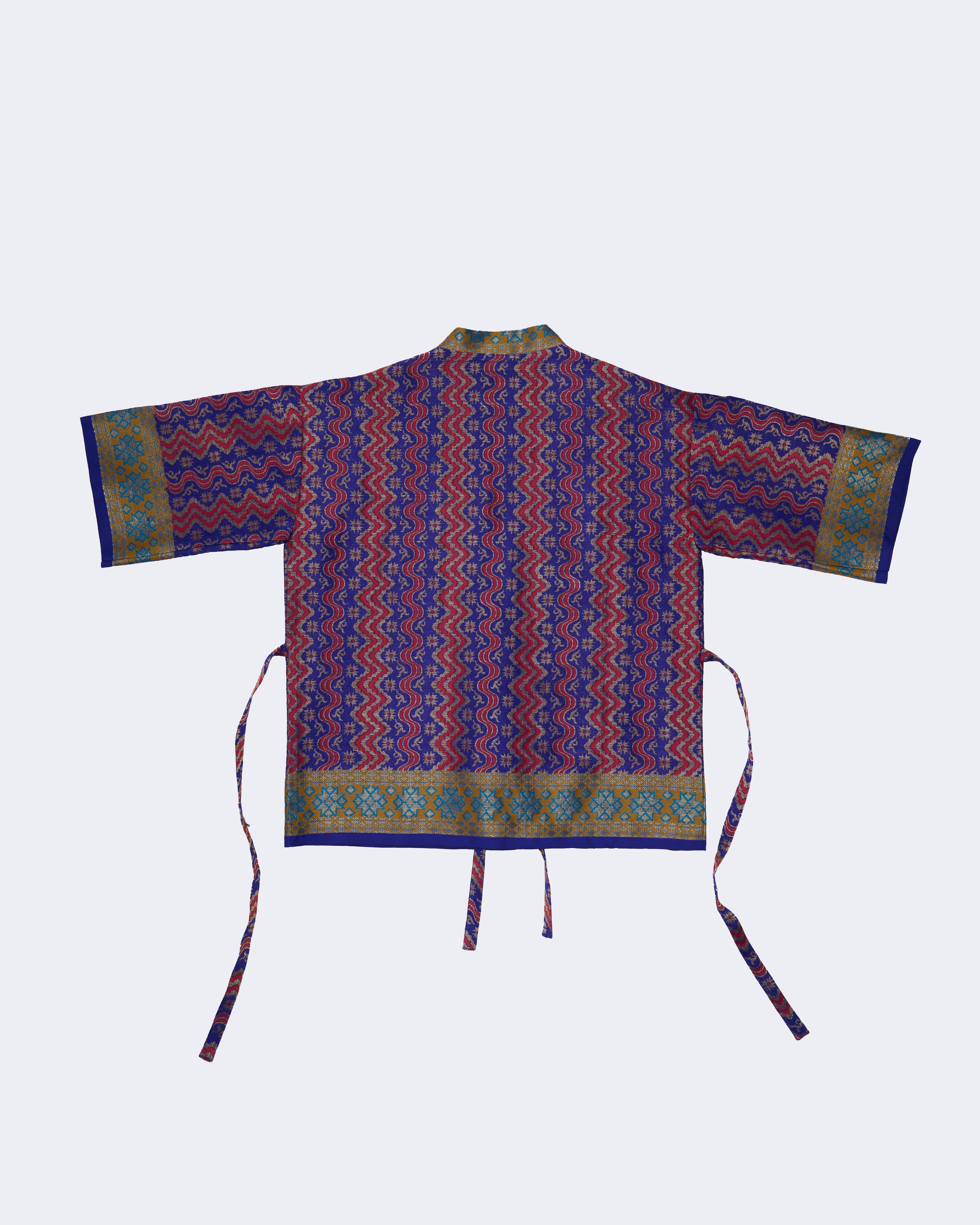 BIRU JACQUARD JACKET