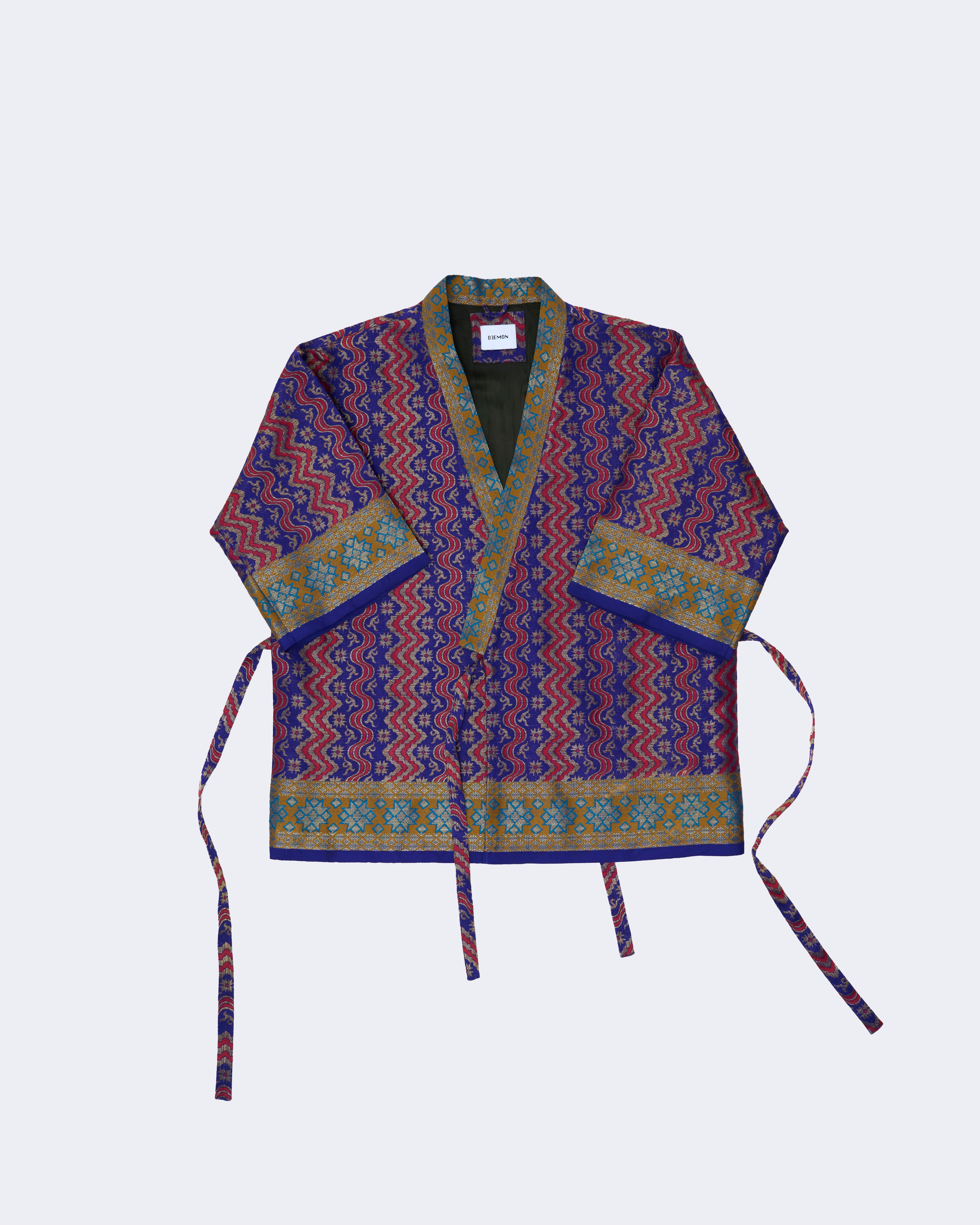 BIRU JACQUARD JACKET