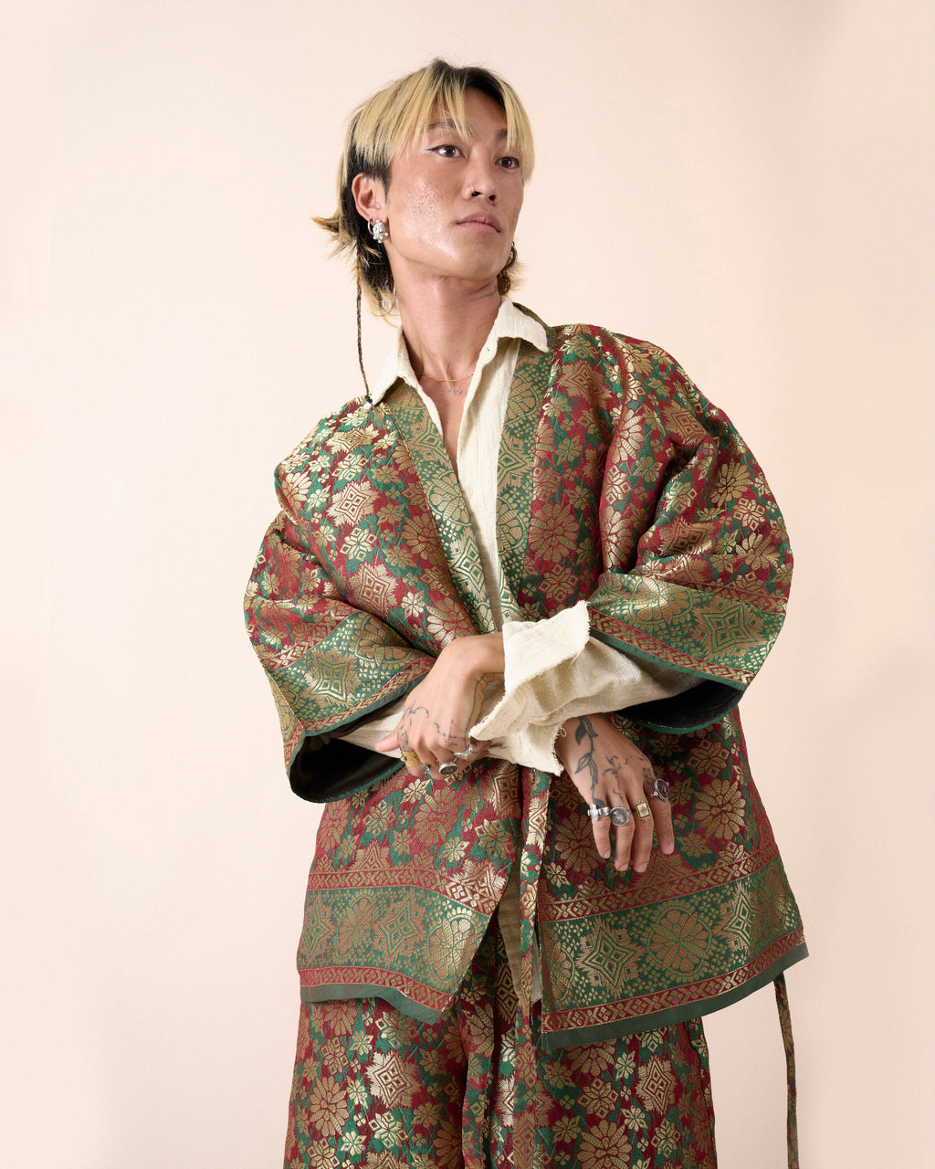 MERAH JACQUARD JACKET