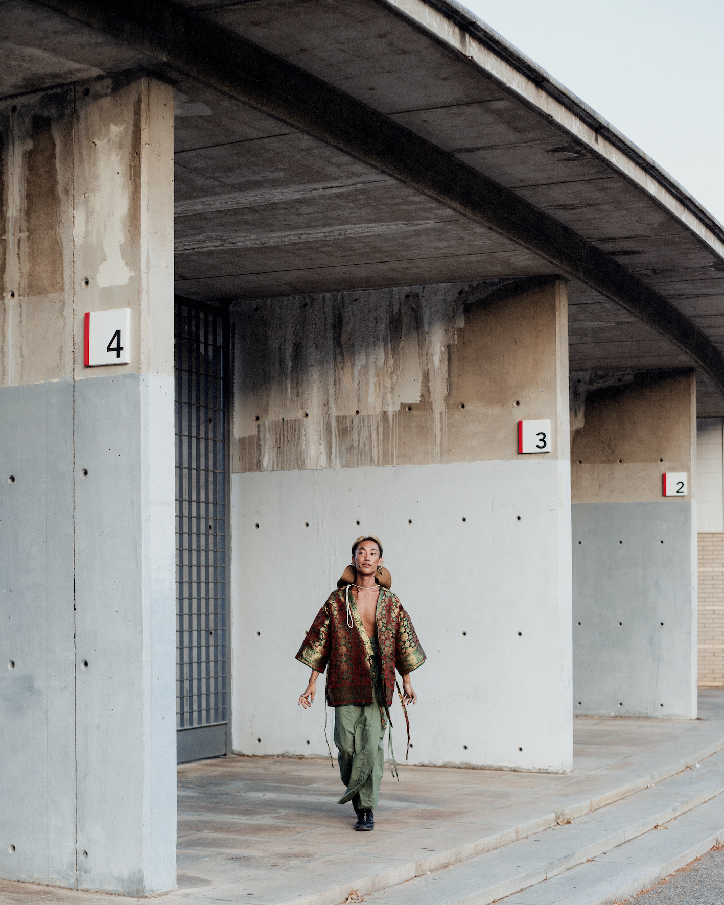 MERAH JACQUARD JACKET