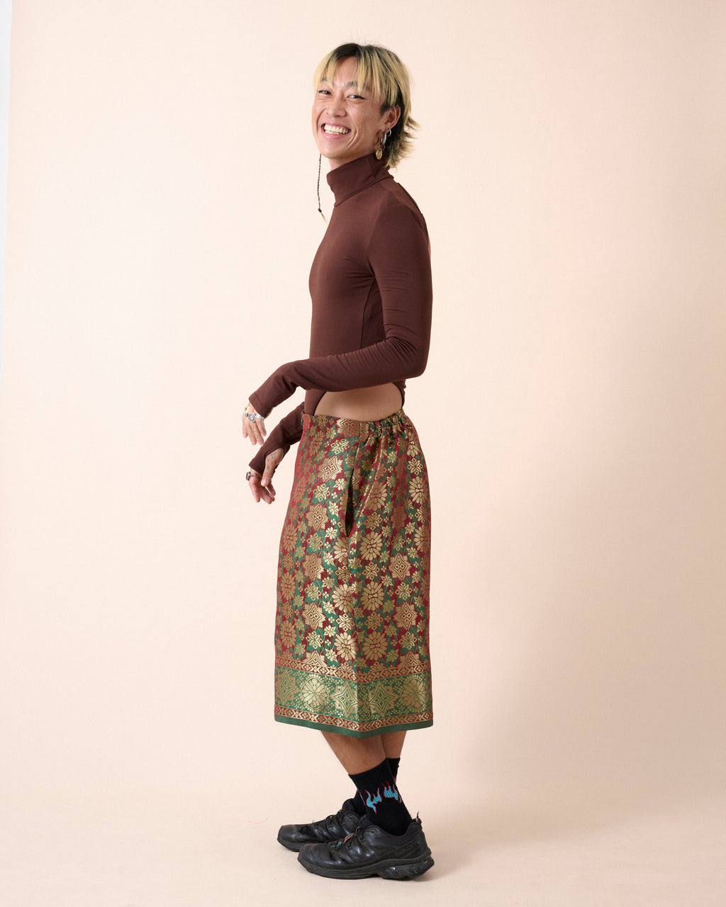 MERAH JACQUARD PANTS