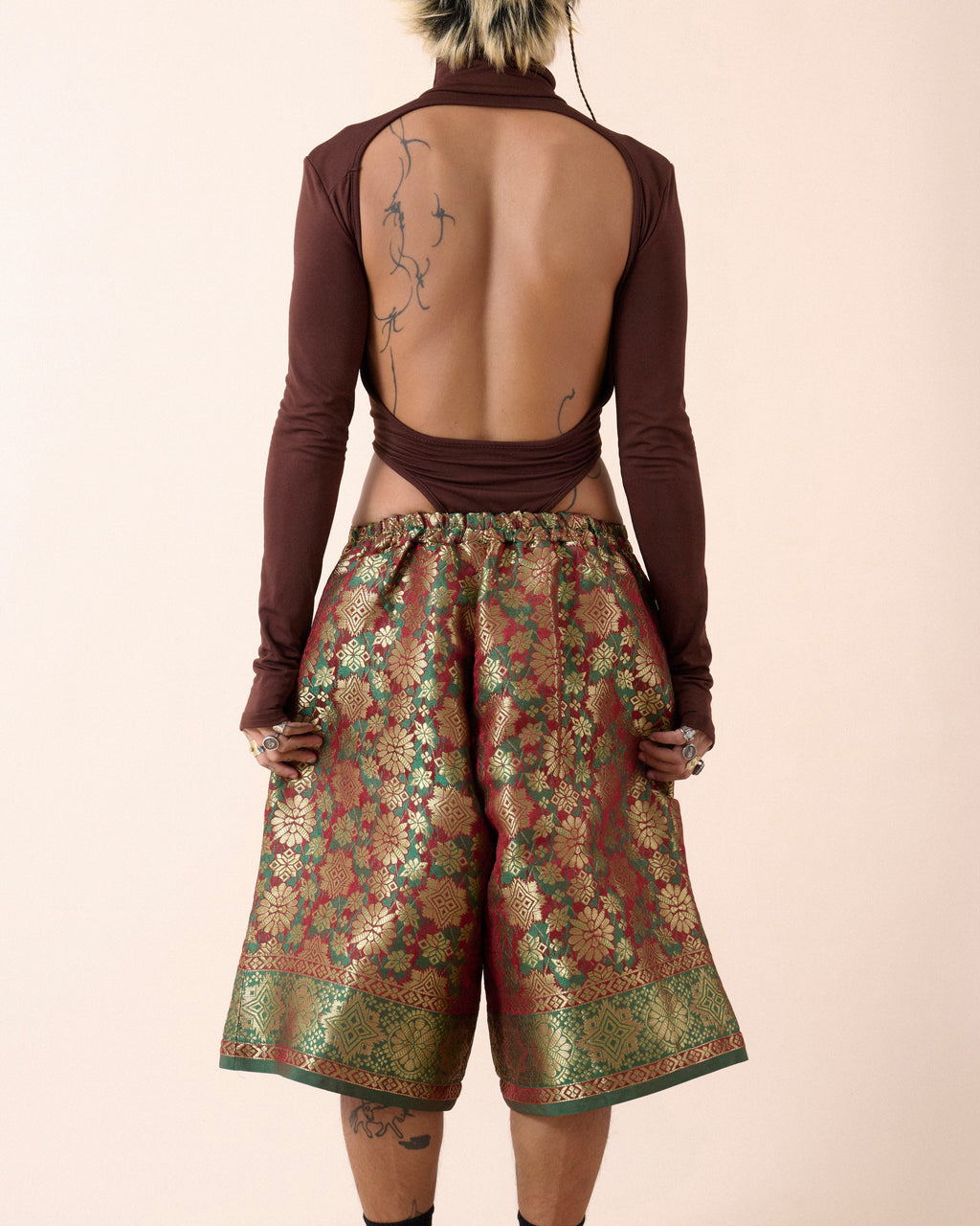 MERAH JACQUARD PANTS