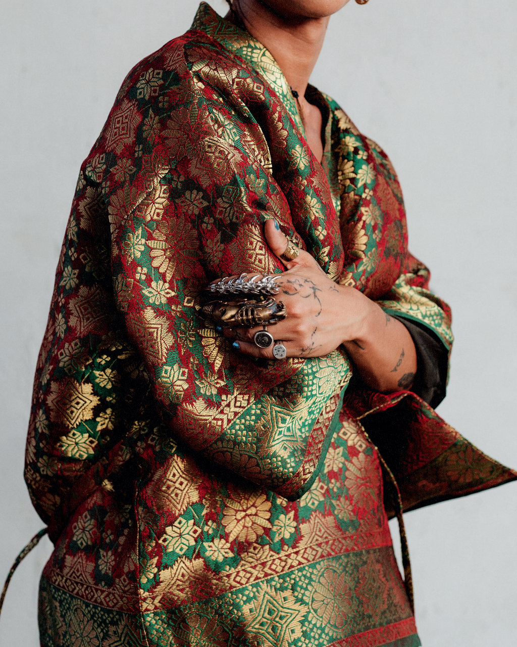 MERAH JACQUARD JACKET